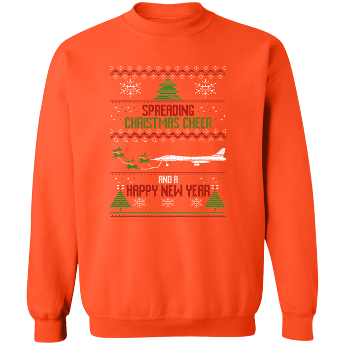 B-1B Lancer Airplane Ugly Christmas Sweater Sweatshirt