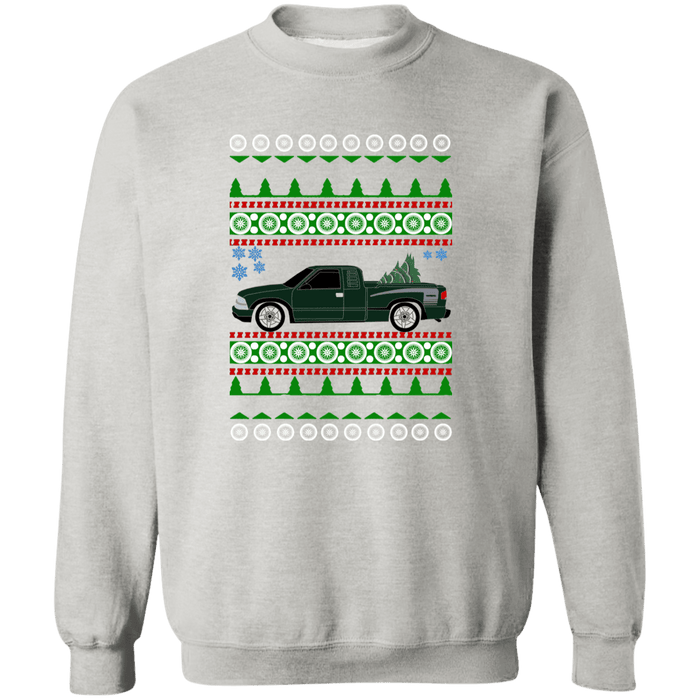 Chevy S10 SQ8 Green Ugly Christmas Sweater Sweatshirt