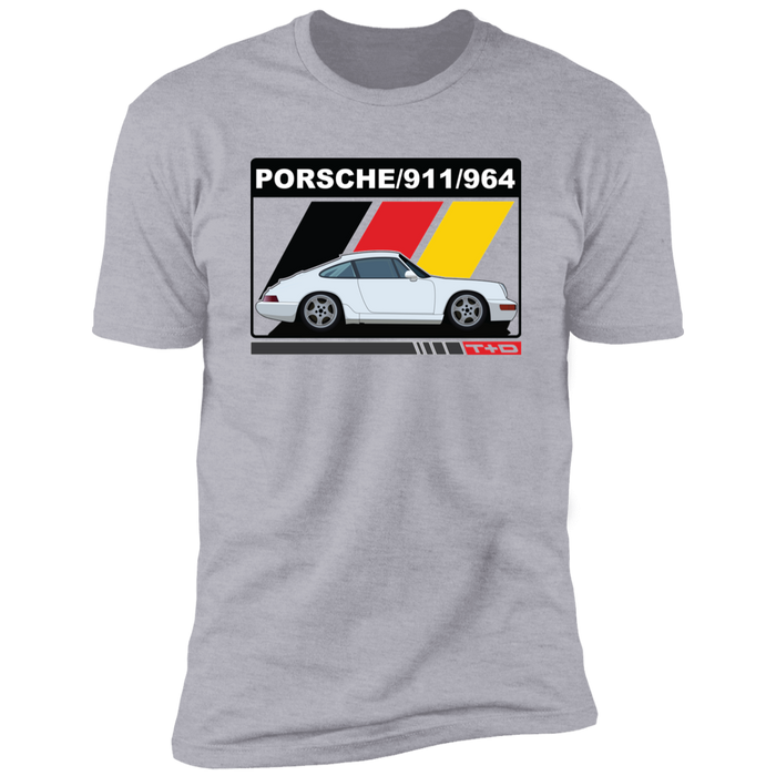 964 911 German Flag Stripes T-shirt