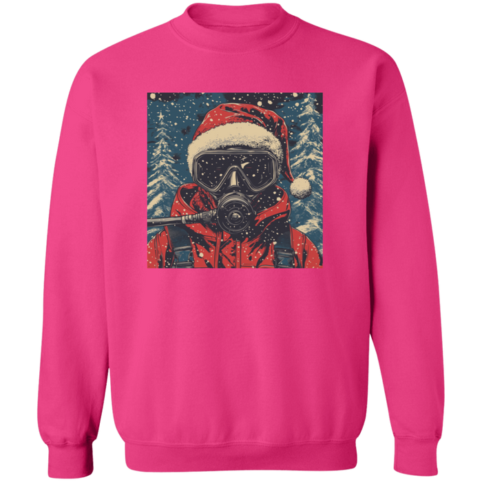 Snowboarder Scuba Ugly Christmas Sweater Jumper