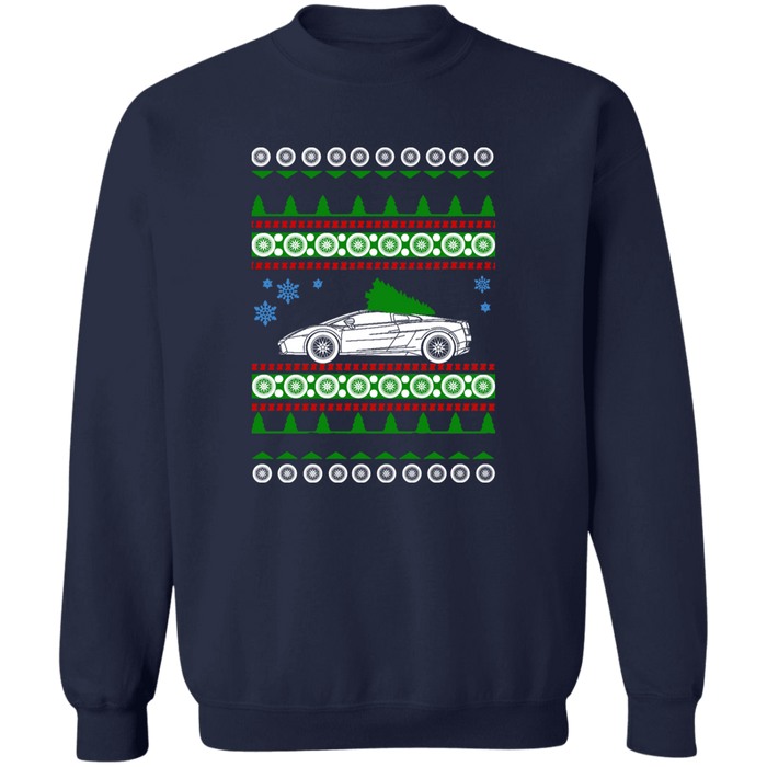 Exotic Car like a Gallardo Ugly Christmas Sweater Sweatshirt