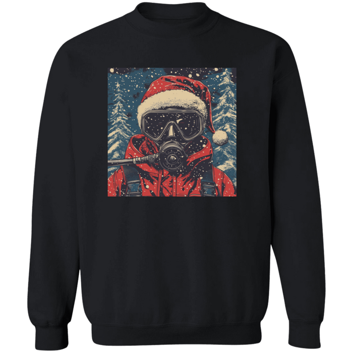 Snowboarder Scuba Ugly Christmas Sweater Jumper