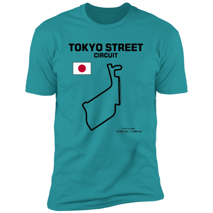 Track Outline Series Tokyo Street Circuit T-shirt