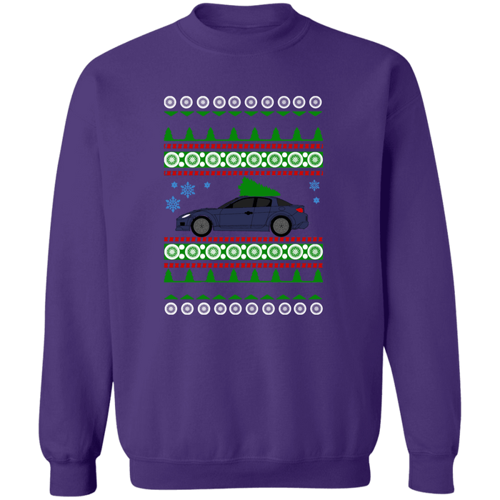 Mazda RX-8 Ugly Christmas Sweater Sweatshirt V2