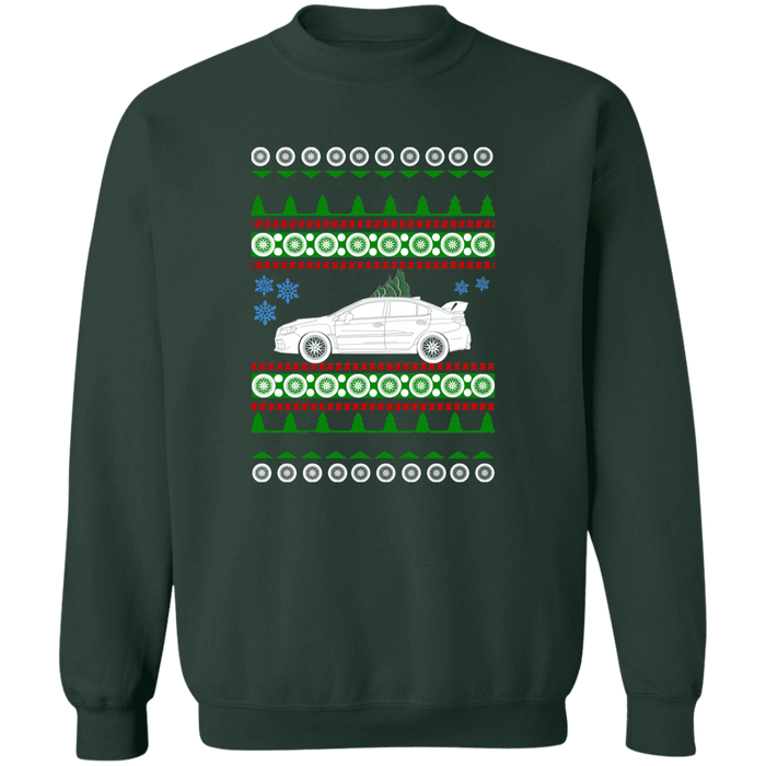 Subaru WRX STI 2020 Ugly Christmas Sweater Sweatshirt