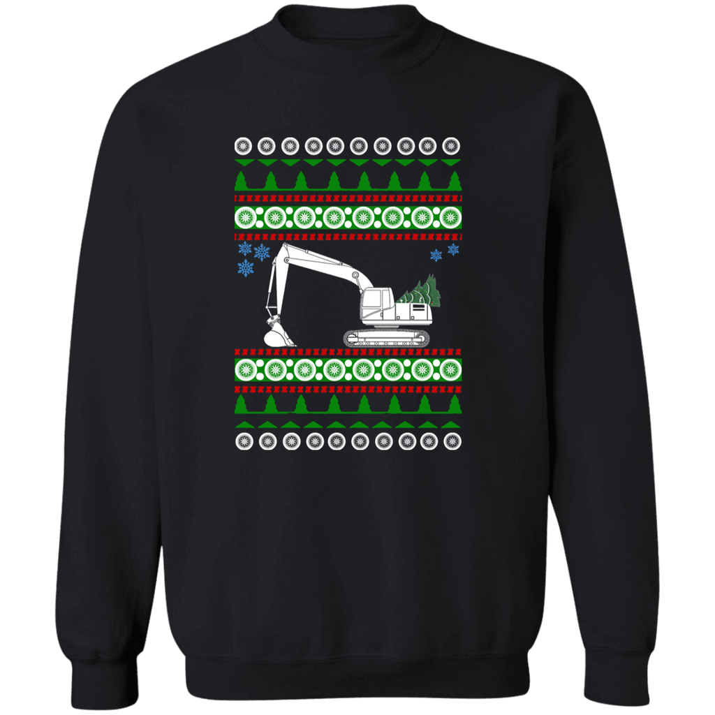 Excavator Ugly Christmas Sweater Sweatshirt