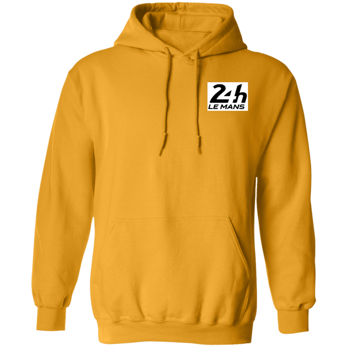 Circuit De La Sarthe 24 Heures Du Mans Track Outline Series Hoodie Front and Rear Print V3