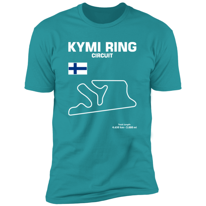 Track Outline Series Kymi Ring Circuit Finland T-shirt