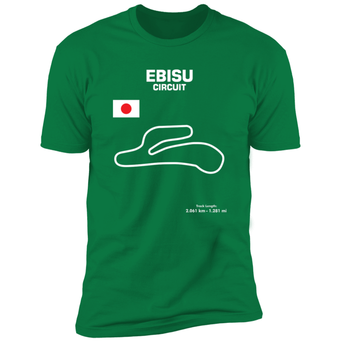 Track Outline Series Ebisu Circuit T-shirt