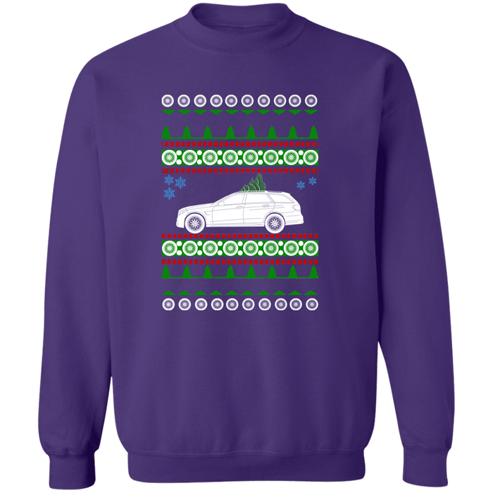 German Wagon like an E63 S212 Ugly Christmas Sweater Sweatshirt 2012