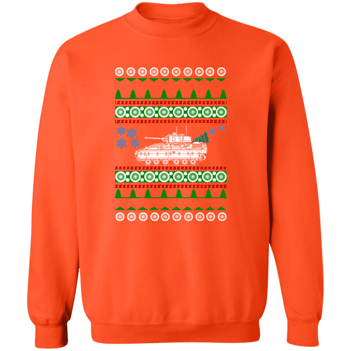 M2 Bradley Tank Ugly Christmas Sweater Sweatshirt