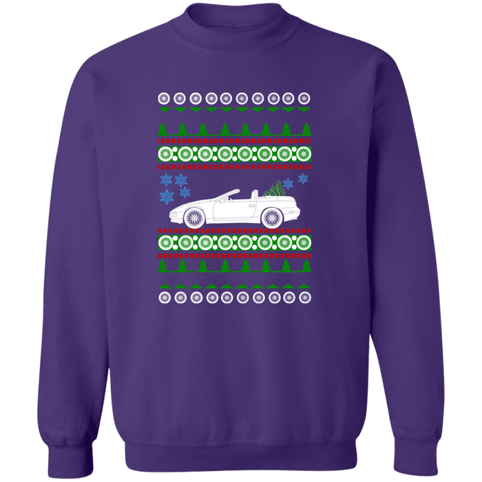 Nissan Z32 300ZX 300Z Convertible Ugly Christmas Sweater Sweatshirt