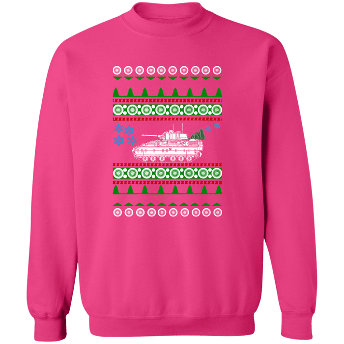 M2 Bradley Tank Ugly Christmas Sweater Sweatshirt