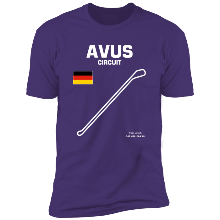 Track Outline Series Avus Germany T-shirt