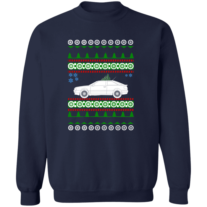 German car like an Audi B4 Coupe Ugly Christmas Sweater Coupe