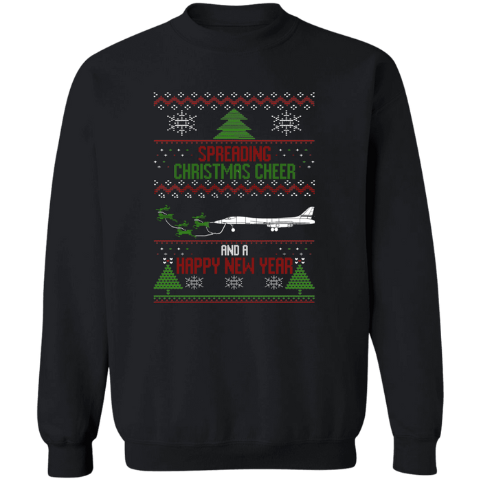 B-1B Lancer Airplane Ugly Christmas Sweater Sweatshirt