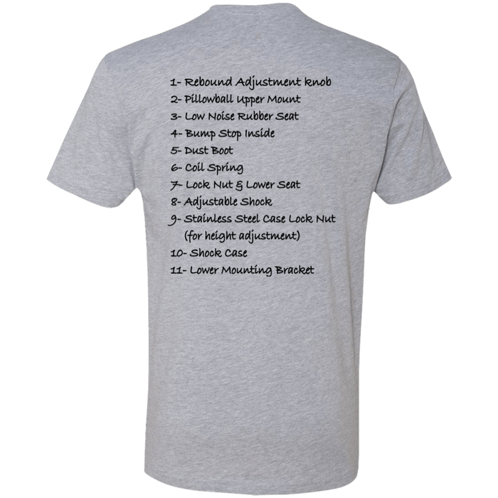 Coilover Suspension Parts Breakdown T-shirt