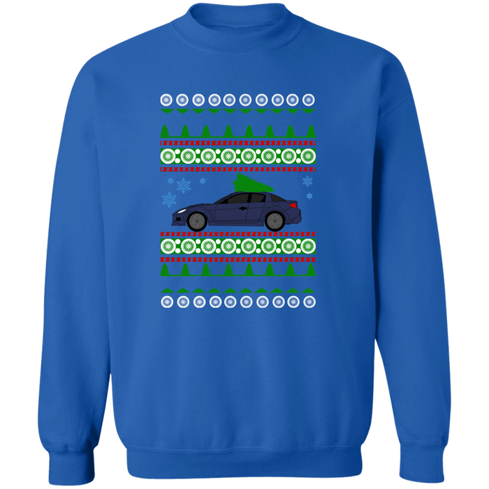 Mazda RX-8 Ugly Christmas Sweater Sweatshirt V2