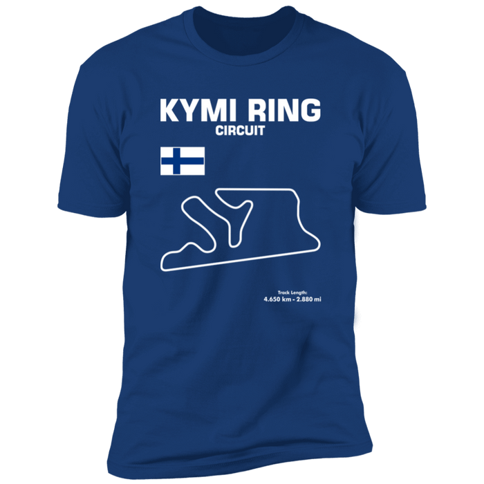 Track Outline Series Kymi Ring Circuit Finland T-shirt