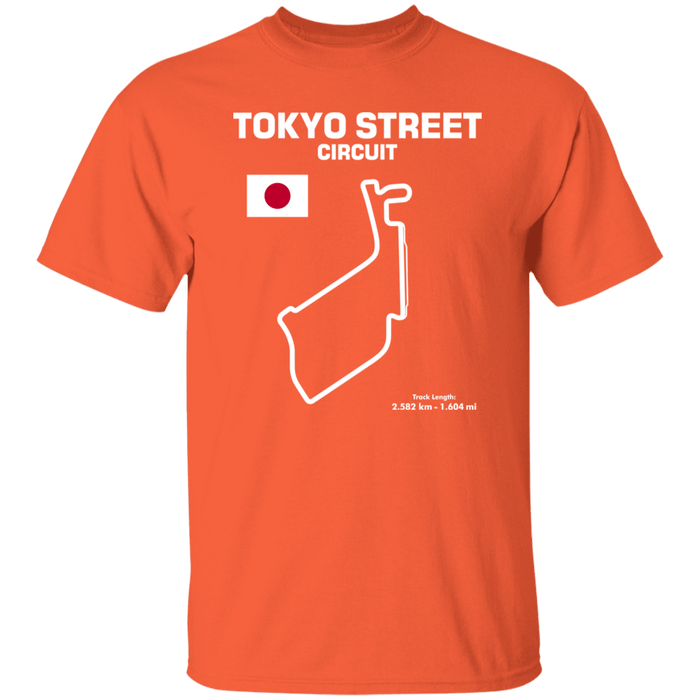 Track Outline Series Tokyo Street Circuit T-shirt v2