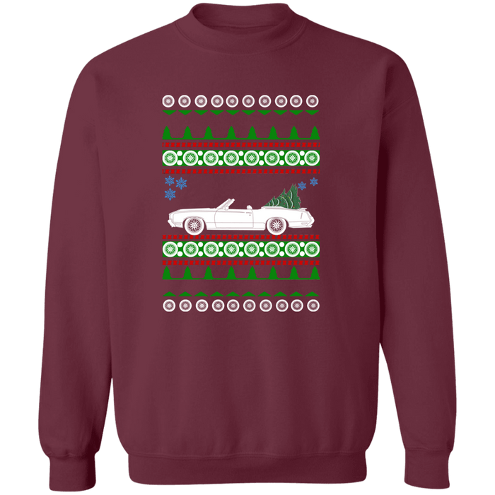 Oldsmobile Hurst Cutlass Convertible 1972 Ugly Christmas Sweater Sweatshirt