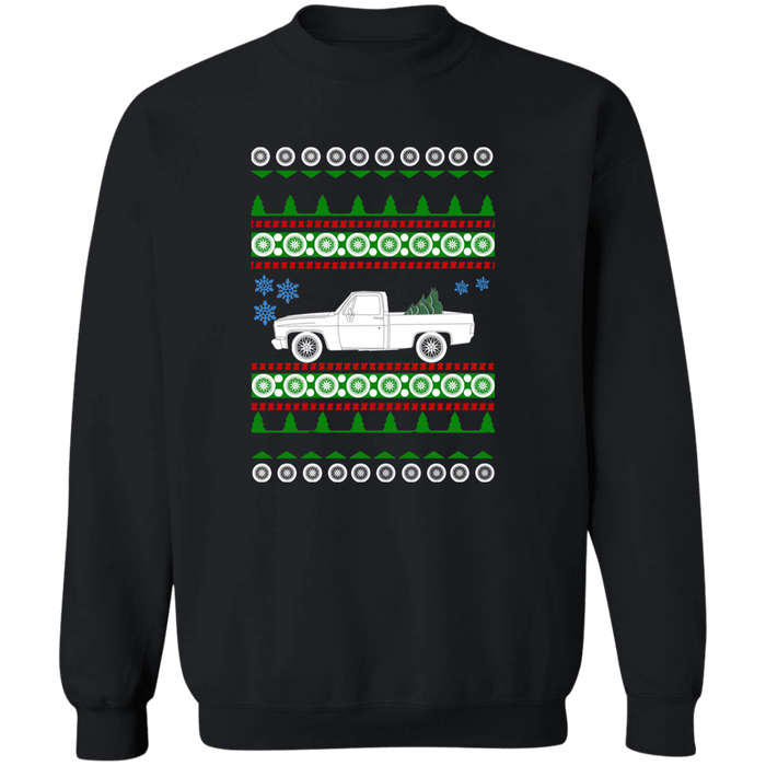 C10 Ugly Christmas Sweater 1985 Short Bed Sweatshirt