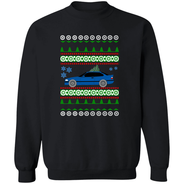 BMW E36 M3 Ugly Christmas Sweater Sweatshirt  Version 4