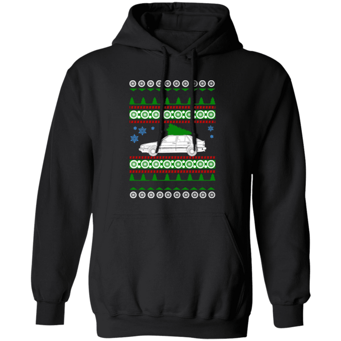 Saab 9000 Ugly Christmas Sweater Hoodie