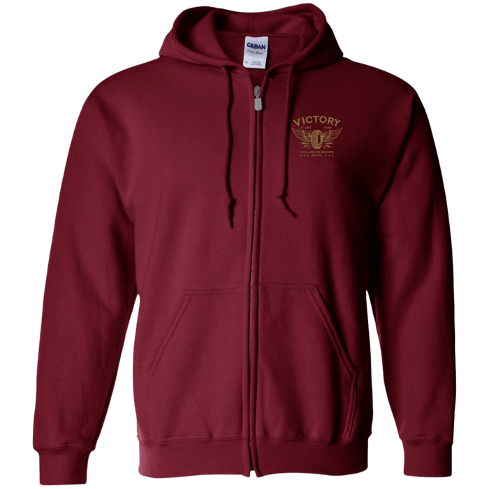 Victory At Any Cost Motorsports Zip Up Hoodie