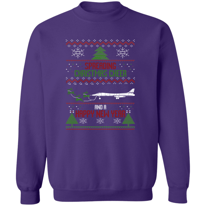 B-1B Lancer Airplane Ugly Christmas Sweater Sweatshirt