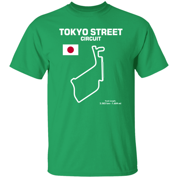 Track Outline Series Tokyo Street Circuit T-shirt v2