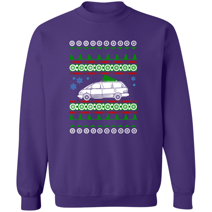 Van like a Toyota Previa Ugly Christmas Sweater Sweatshirt