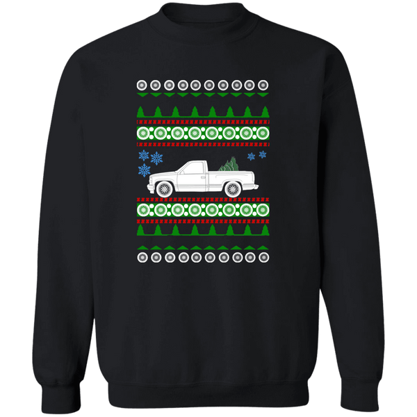 Chevy 1500 Stepside 1994-1998 Standard Cab Ugly Christmas Sweater Sweatshirt