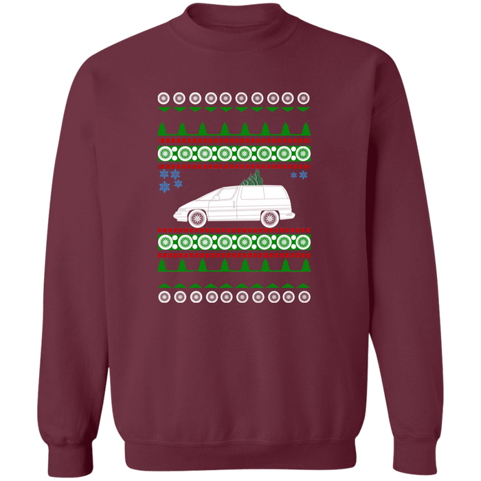 Oldsmobile Silhouette Ugly Christmas Sweater