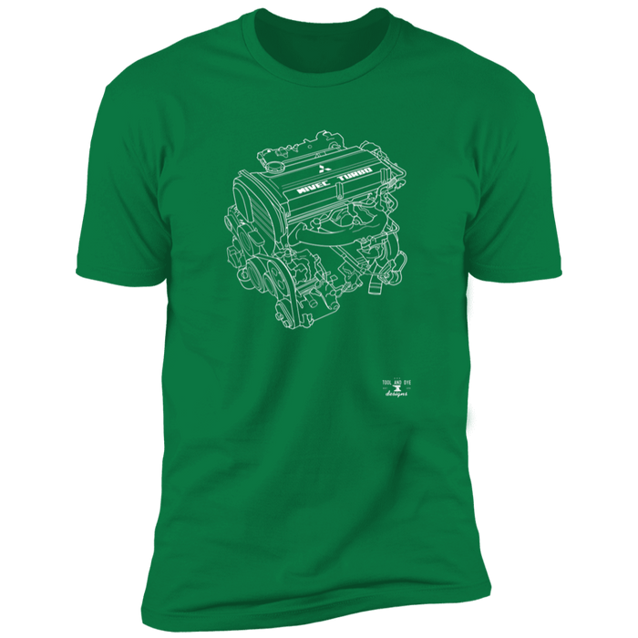 Engine Blueprint Series 4G63 Mivec Stock Turbo T-shirt