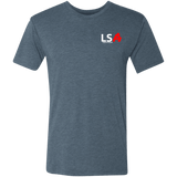 Supercharged LSA Engine Blueprint Series Tri-blend T-shirt Front Logo and Rear Print