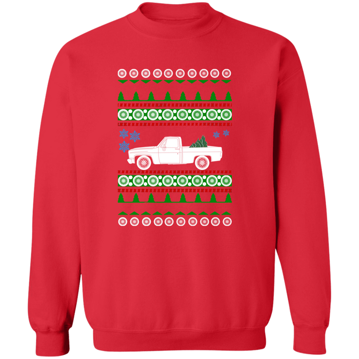 C10 Ugly Christmas Sweater 1985 Short Bed Sweatshirt