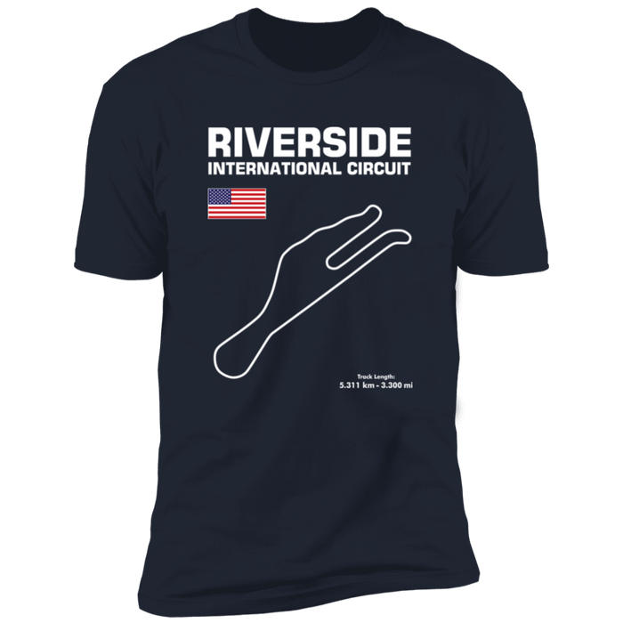 Track Outline Series Riverside International Circuit T-shirt