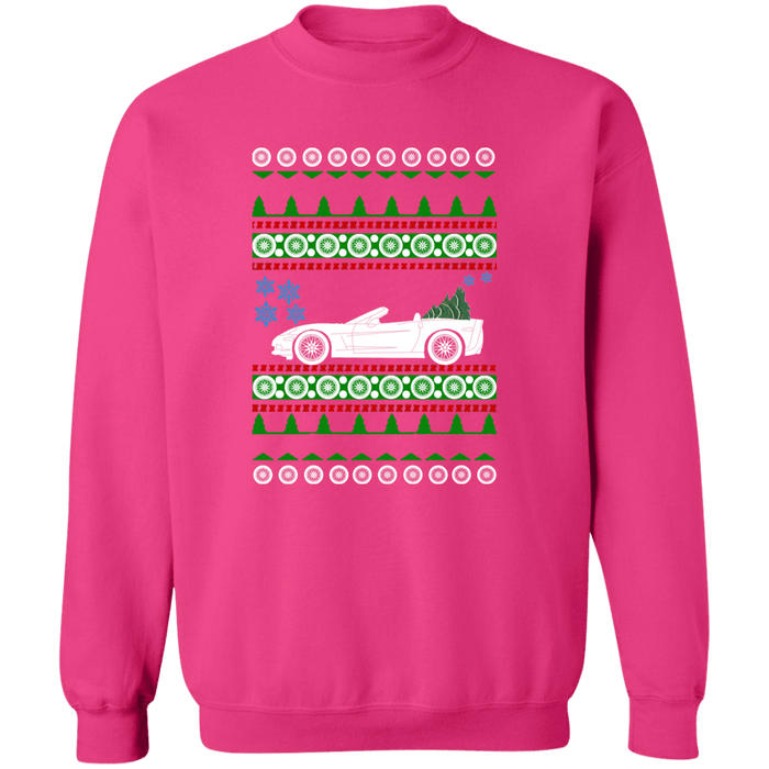 Corvette C6 Convertible Ugly Christmas Sweater Sweatshirt