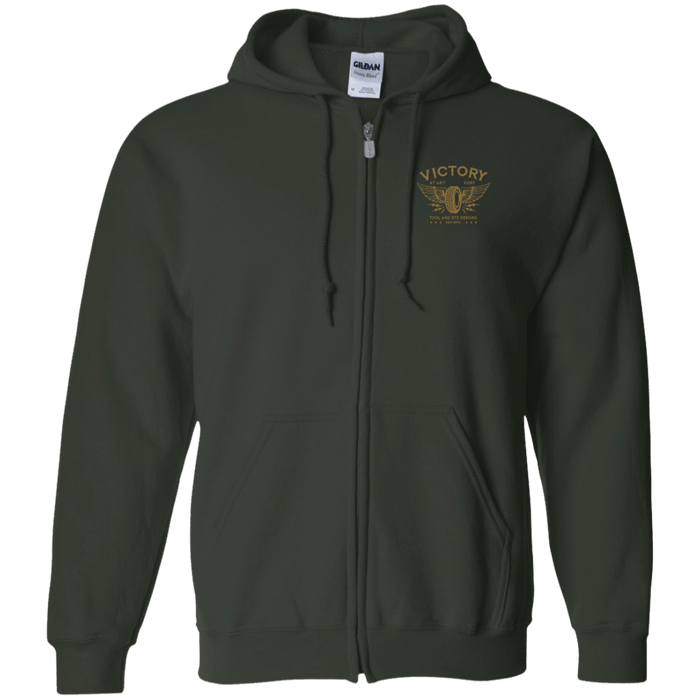 Victory At Any Cost Motorsports Zip Up Hoodie