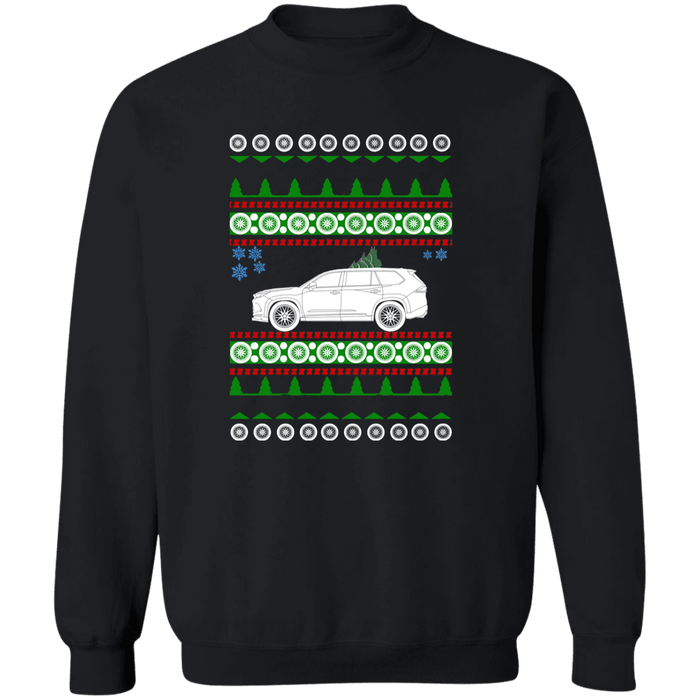 SUV like a Toyota Grand Highlander 2024 Ugly Christmas Sweater Sweatshirt