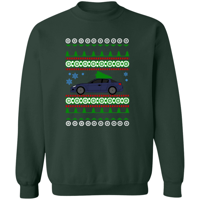 Mazda RX-8 Ugly Christmas Sweater Sweatshirt V2