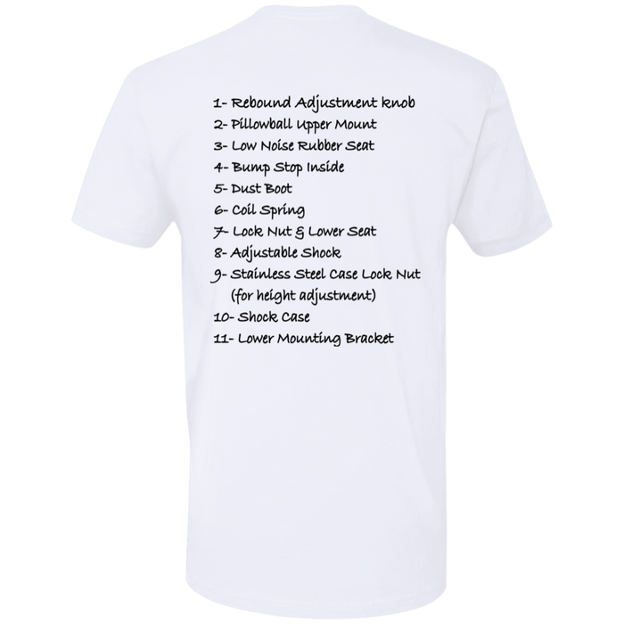 Coilover Suspension Parts Breakdown T-shirt