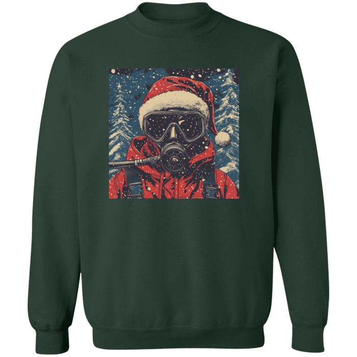 Snowboarder Scuba Ugly Christmas Sweater Jumper