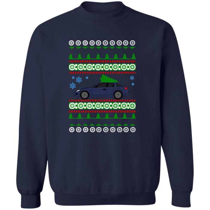 Mazda RX-8 Ugly Christmas Sweater Sweatshirt V2