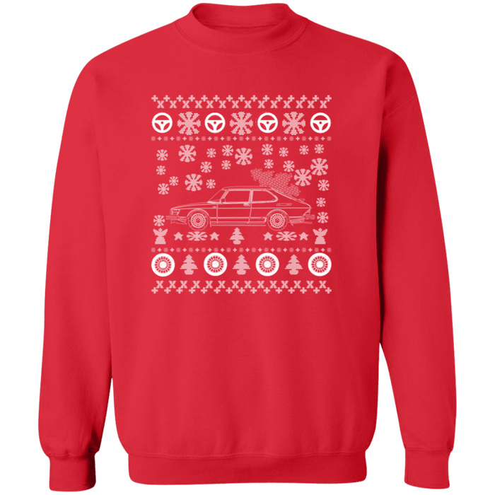 Saab 900 1987-1993 Ugly Christmas Sweater Sweatshirt V2