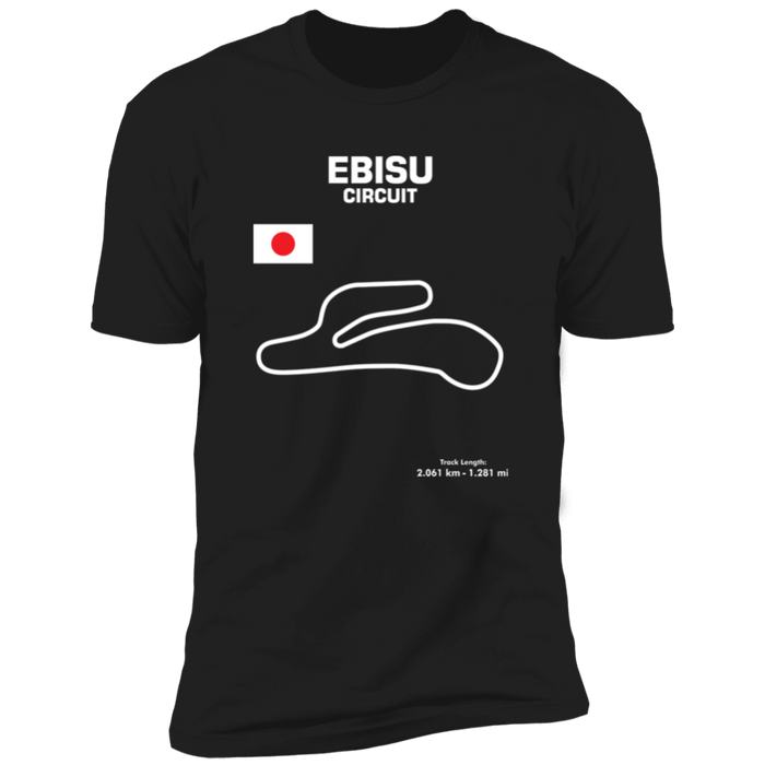 Track Outline Series Ebisu Circuit T-shirt