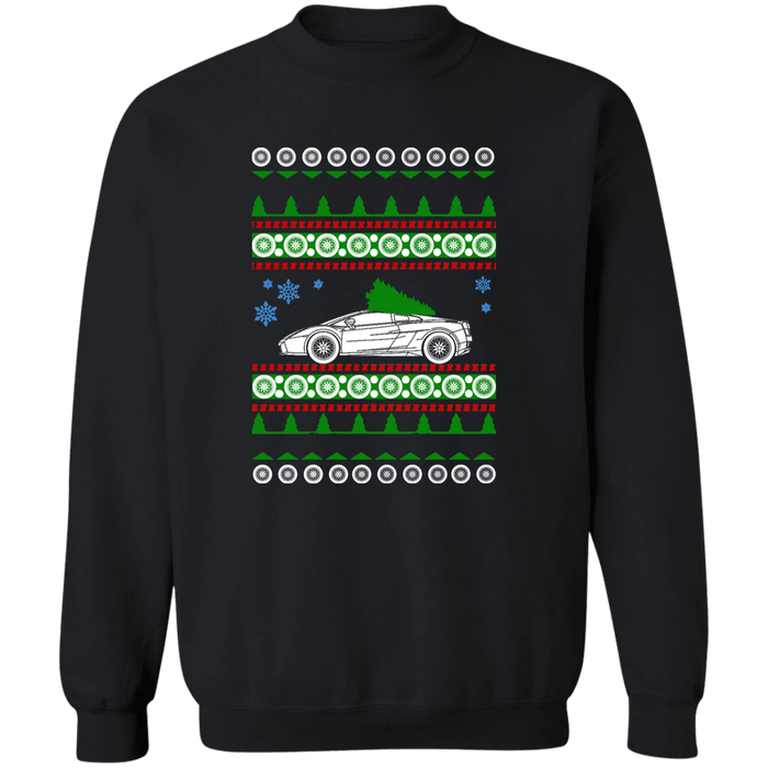 Exotic Car like a Gallardo Ugly Christmas Sweater Sweatshirt