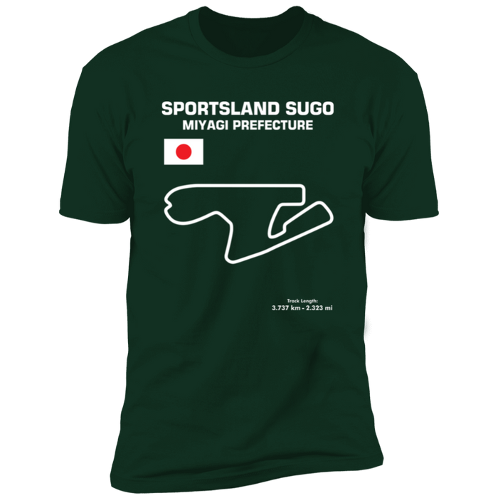 Track Outline Sportsland Sugo Japan T-shirt