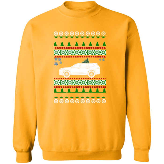 SUV like a Toyota Grand Highlander 2024 Ugly Christmas Sweater Sweatshirt